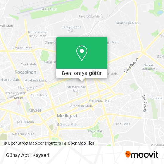 Günay Apt. harita