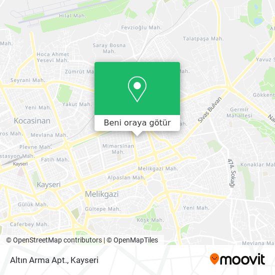 Altın Arma Apt. harita