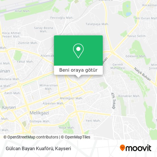 Gülcan Bayan Kuaförü harita