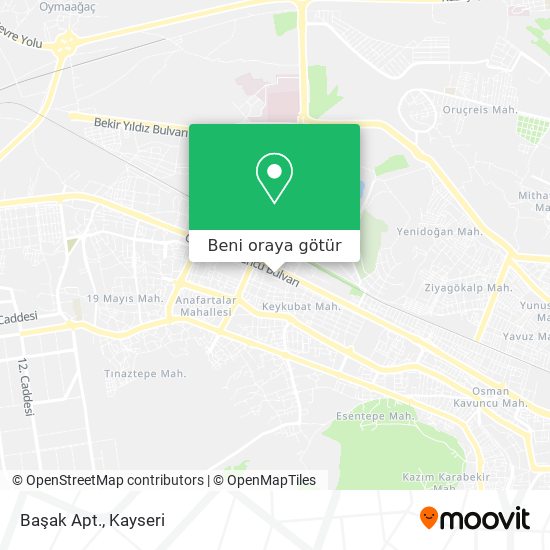 Başak Apt. harita