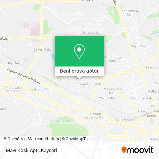Mavı Köşk Apt. harita