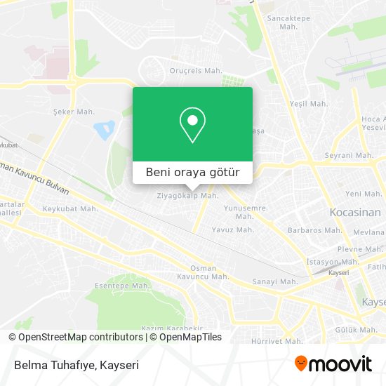 Belma Tuhafıye harita