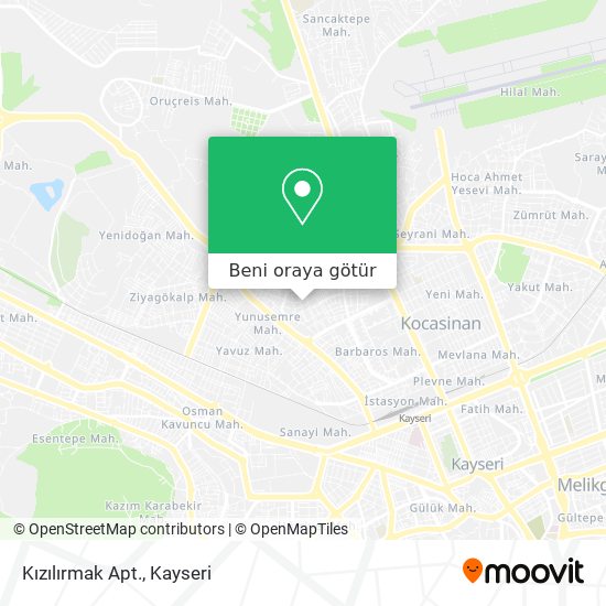 Kızılırmak Apt. harita