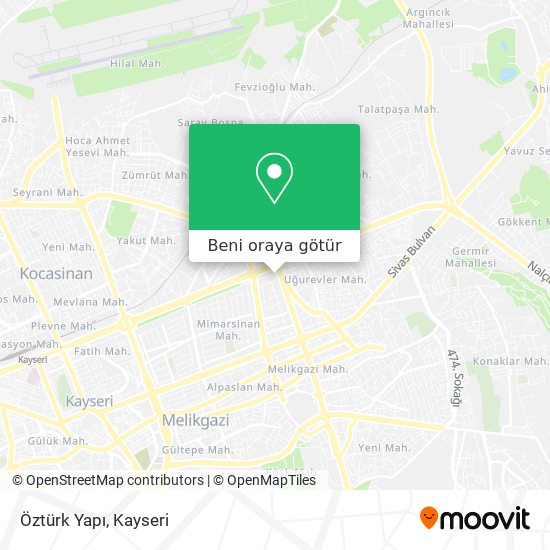 Öztürk Yapı harita