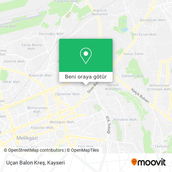Uçan Balon Kreş harita