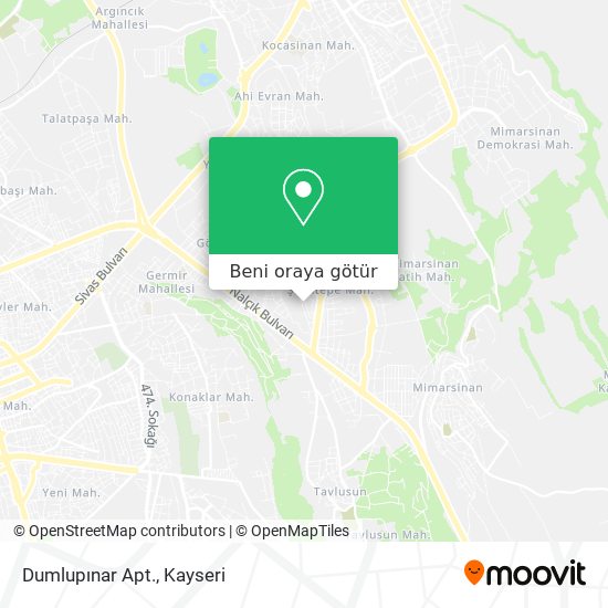 Dumlupınar Apt. harita