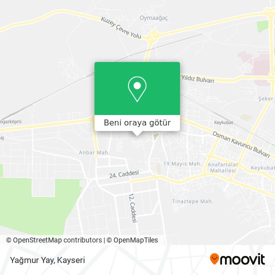Yağmur Yay harita