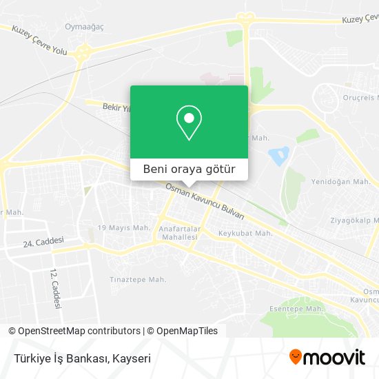 Türkiye İş Bankası harita