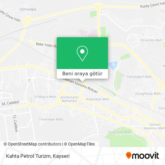 Kahta Petrol Turizm harita