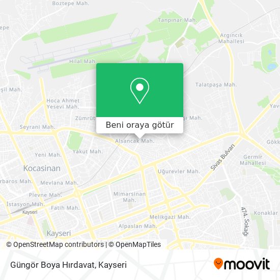 Güngör Boya Hırdavat harita