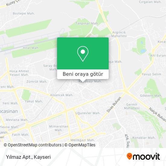 Yılmaz Apt. harita