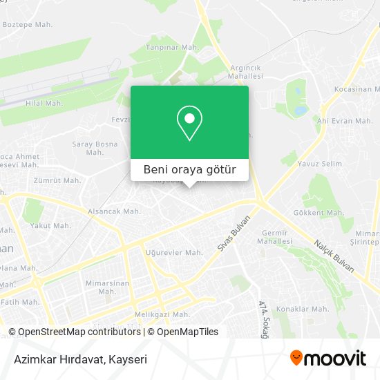 Azimkar Hırdavat harita