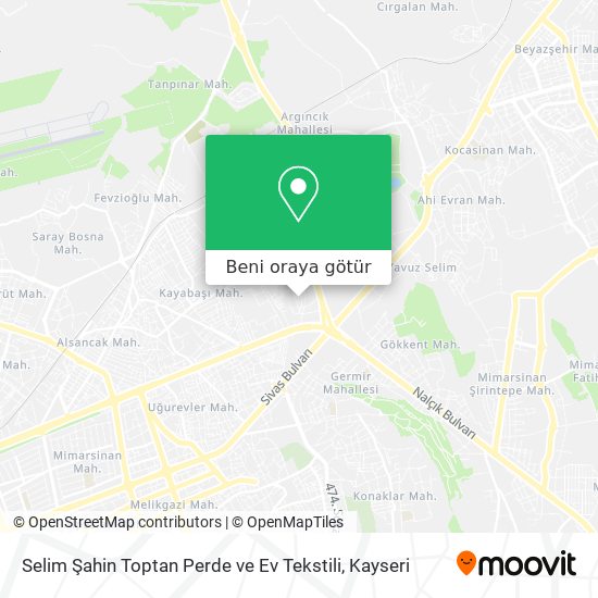 Selim Şahin Toptan Perde ve Ev Tekstili harita