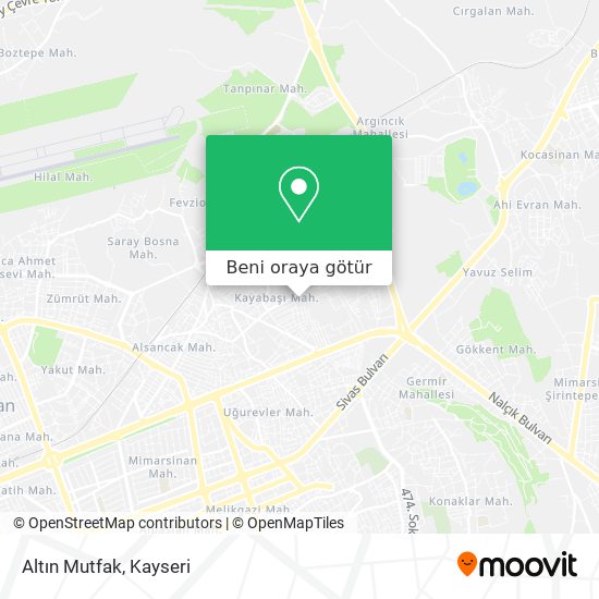 Altın Mutfak harita