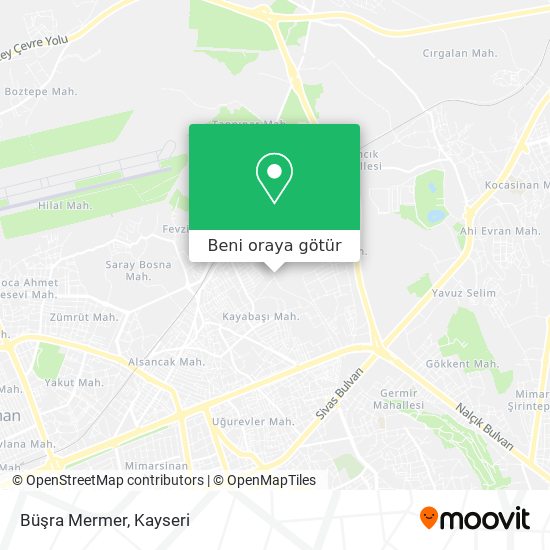 Büşra Mermer harita