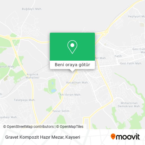 Gravet Kompozit Hazır Mezar harita