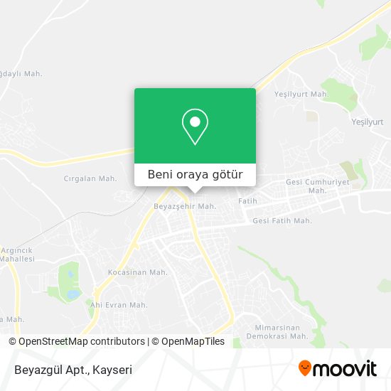 Beyazgül Apt. harita