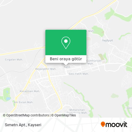 Sımetrı Apt. harita