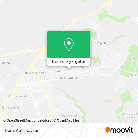 Barış Apt. harita