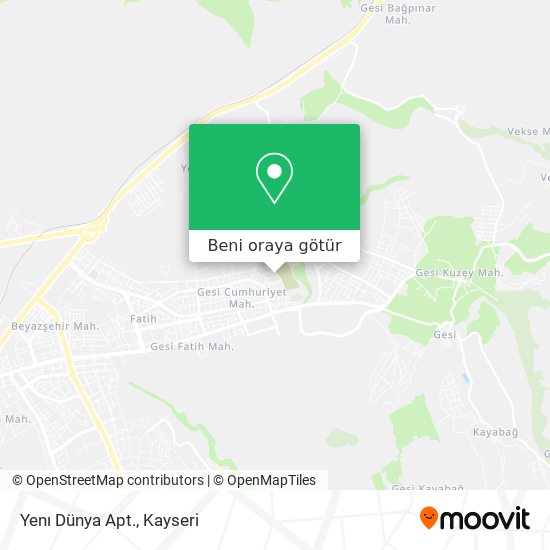 Yenı Dünya Apt. harita