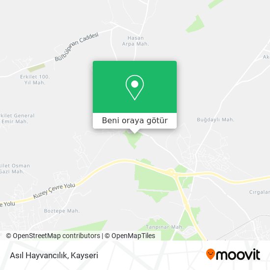 Asıl Hayvancılık harita