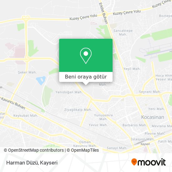 Harman Düzü harita