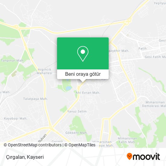 Çırgalan harita