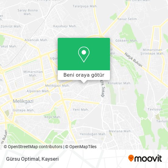Gürsu Optimal harita