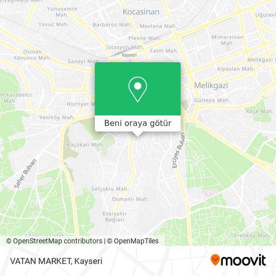 VATAN MARKET harita