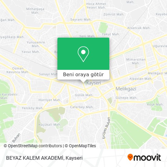 BEYAZ KALEM AKADEMİ harita
