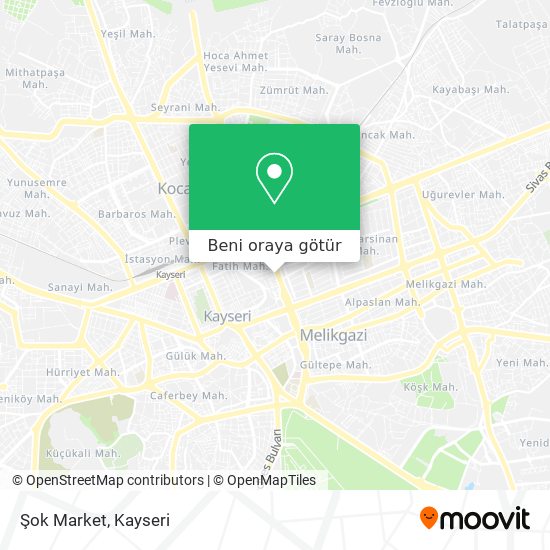 Şok Market harita