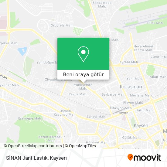 SİNAN Jant Lastik harita