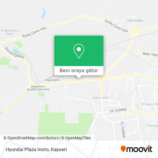 Hyundai Plaza İnoto harita