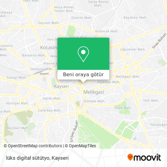lüks digital sütütyo harita