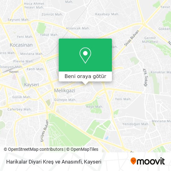 Harikalar Diyari Kreş ve Anasınıfi harita
