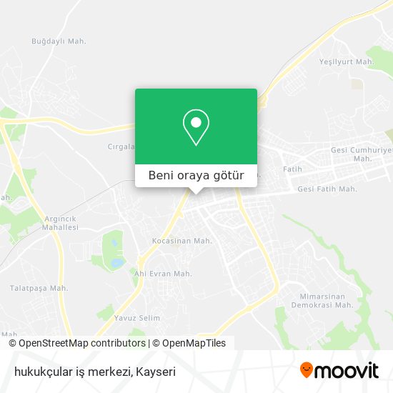 hukukçular iş merkezi harita