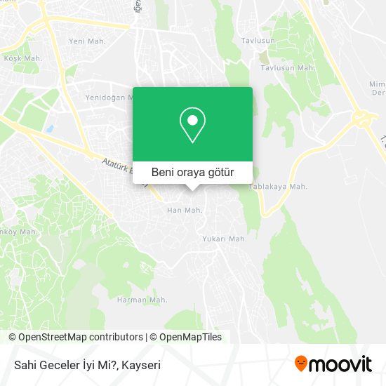 Sahi Geceler İyi Mi? harita