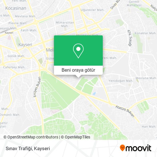 Sınav Trafiği harita