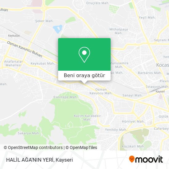 HALİL AĞA'NIN YERİ harita