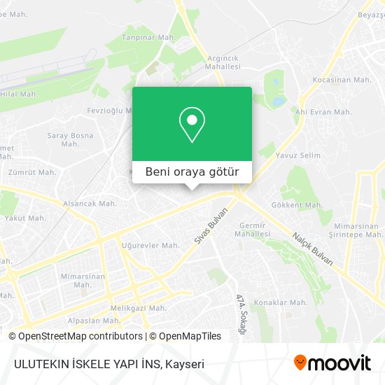 ULUTEKIN İSKELE YAPI İNS harita