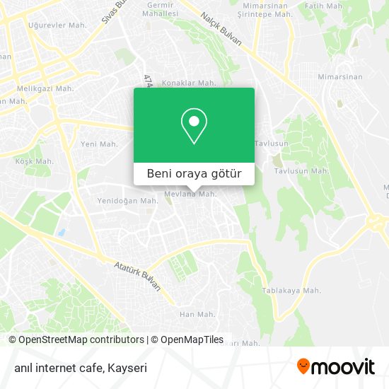 anıl internet cafe harita