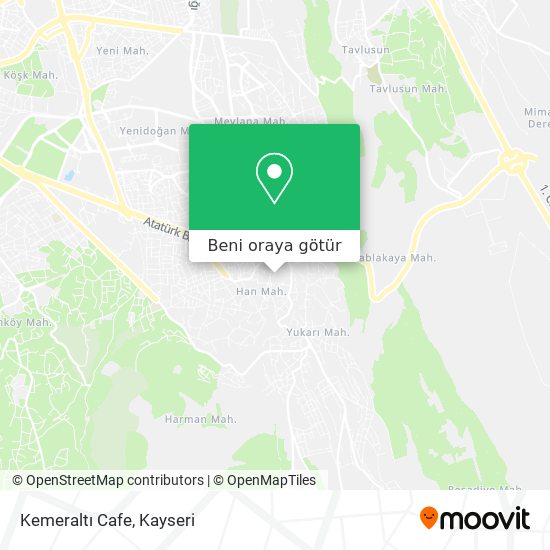 Kemeraltı Cafe harita