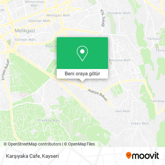 Karşıyaka Cafe harita