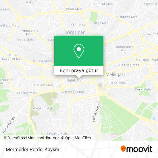 Mermerler Perde harita