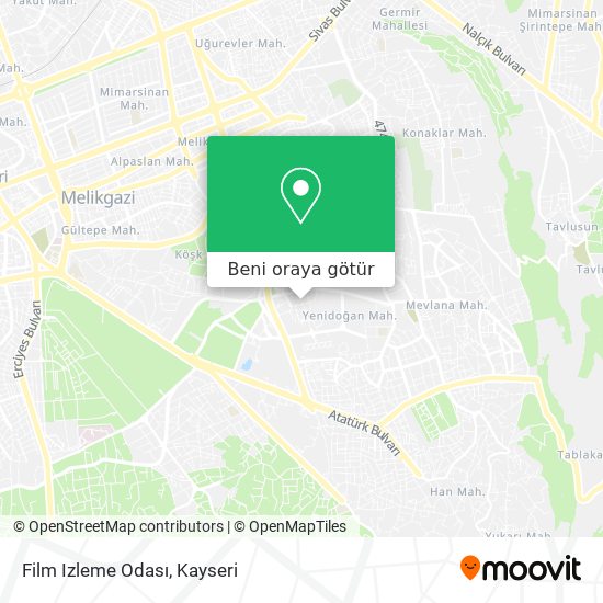 Film Izleme Odası harita