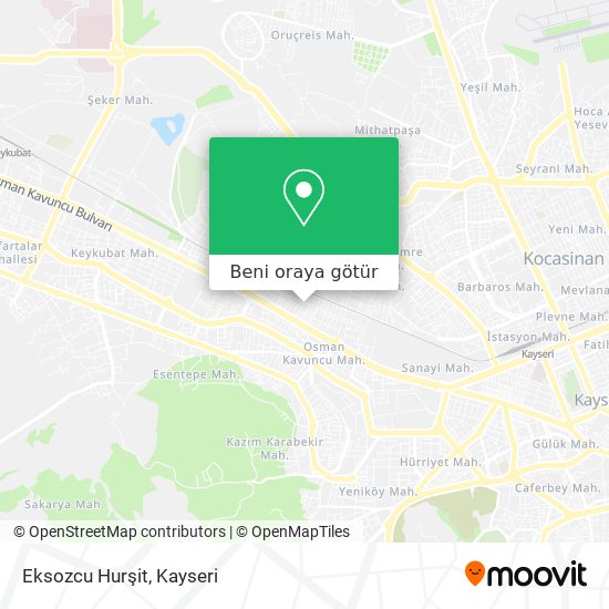 Eksozcu Hurşit harita