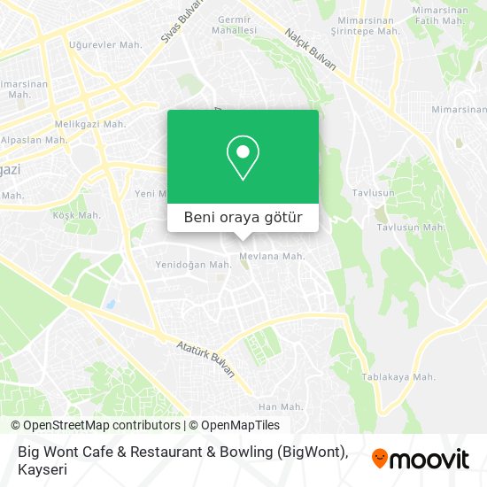 Big Wont Cafe & Restaurant & Bowling (BigWont) harita