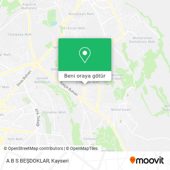 A B S BEŞDOKLAR harita
