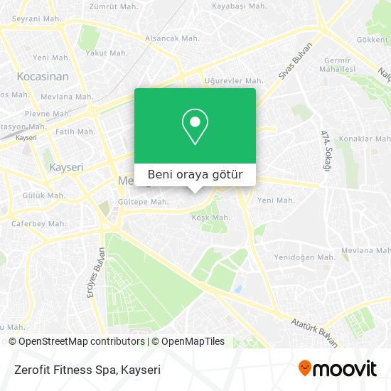 Zerofit Fitness Spa harita
