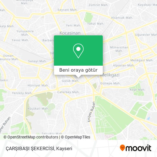 ÇARŞIBAŞI ŞEKERCİSİ harita